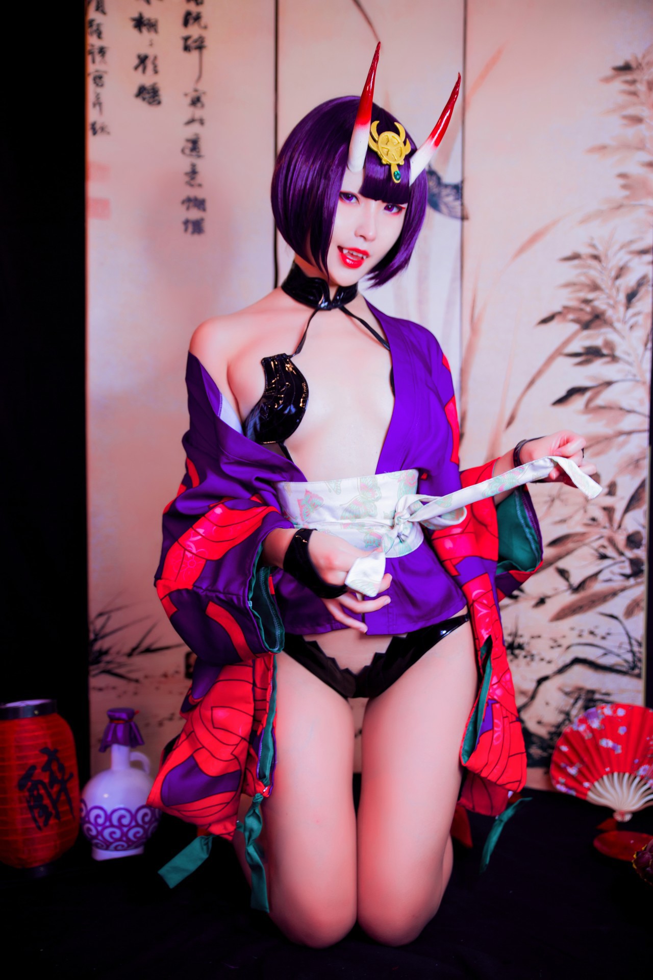 Cosplay Misswarmj 酒吞童子女仆 Shuten Douji(14)