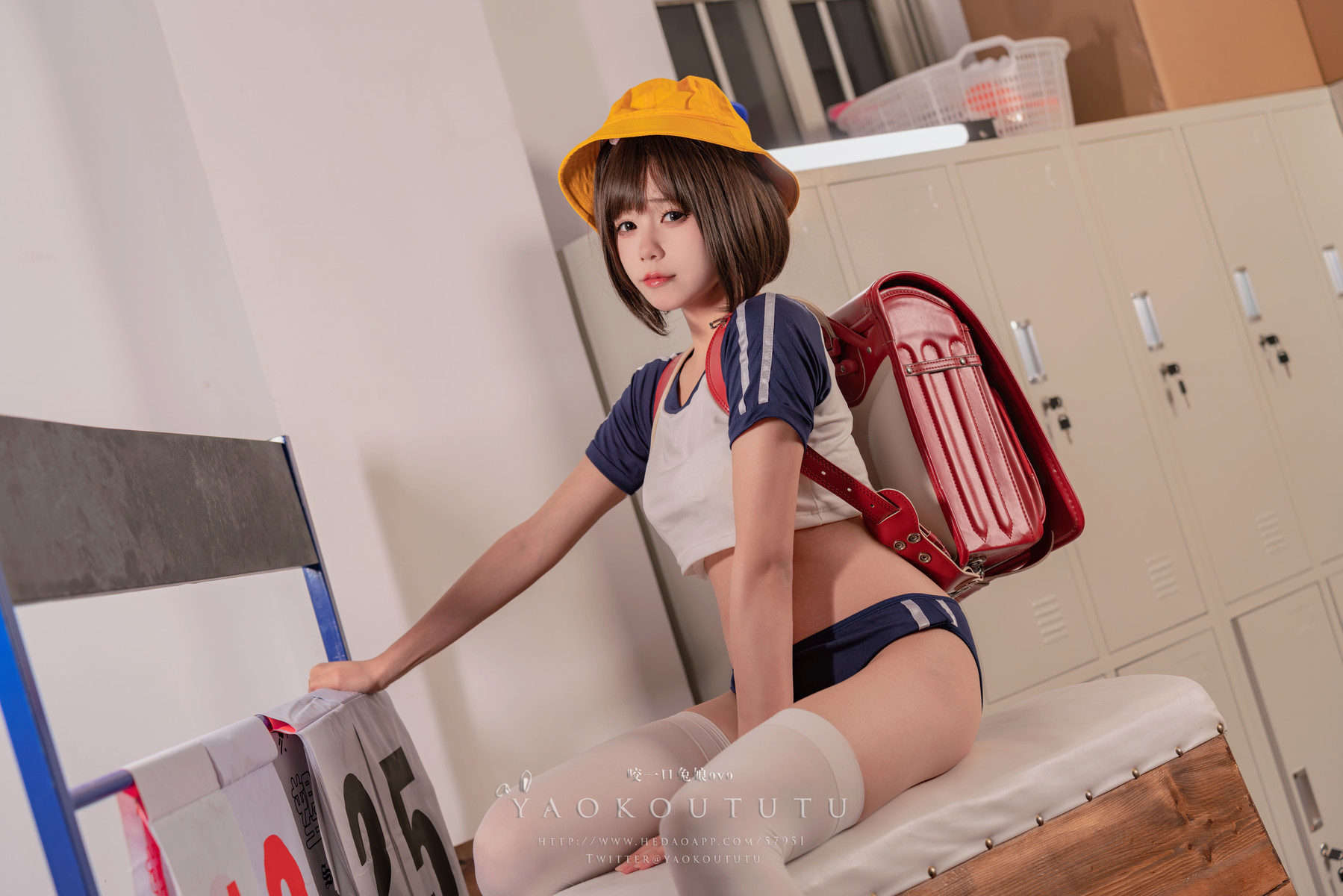 Cosplay 黏黏团子兔 学生妹(11)