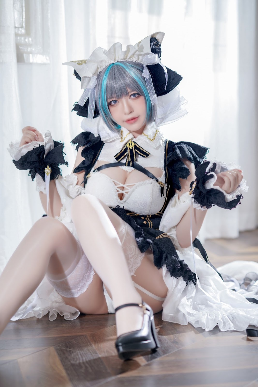 Cosplay 半半子 柴郡(8)