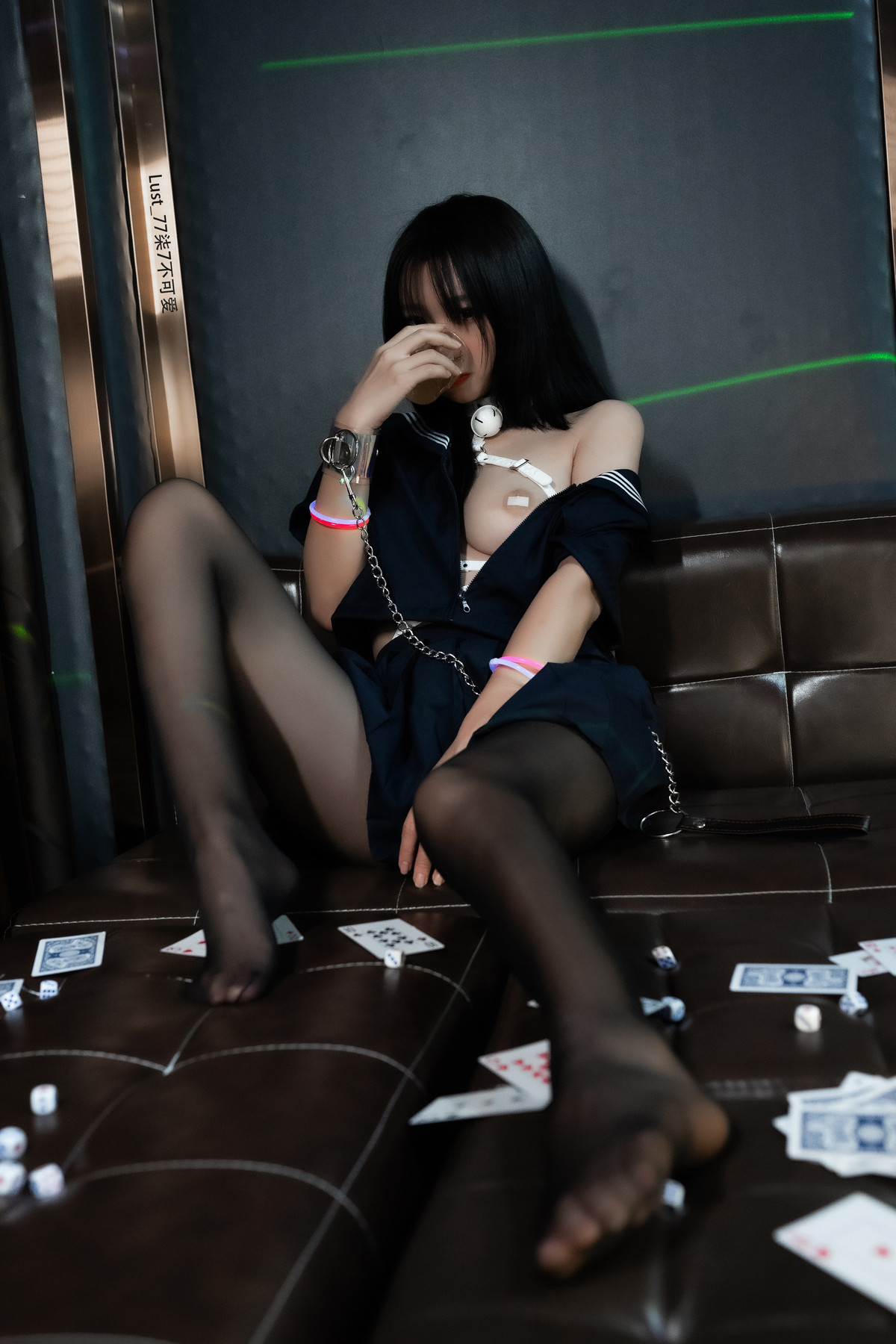 Cosplay 柒柒要乖哦 反差JK少女 Set.01(42)