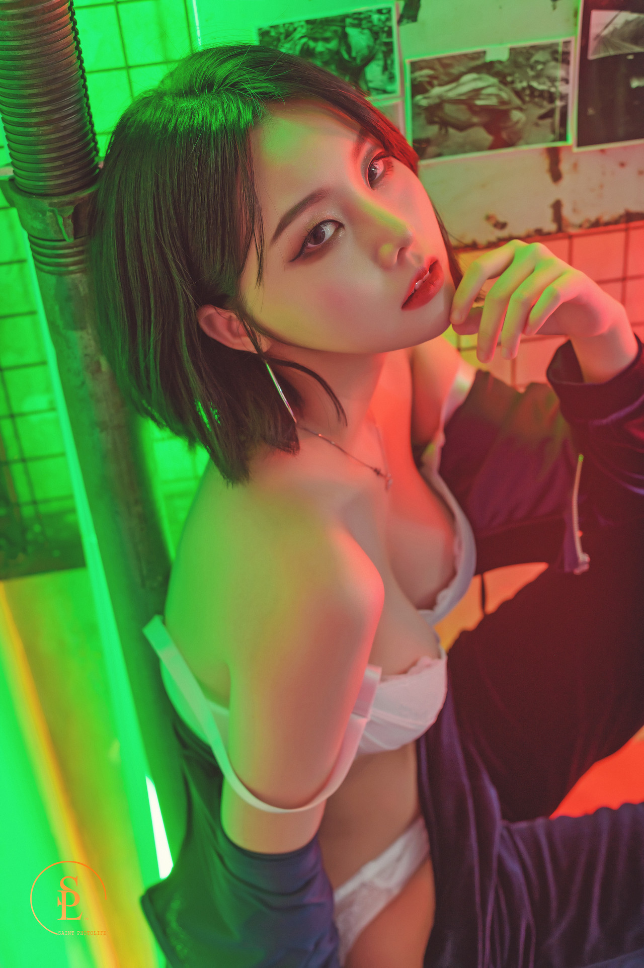 Yuna 유나, [SAINT Photolife] Yuna&#8217;s Wild &#8211; Set.02(25)