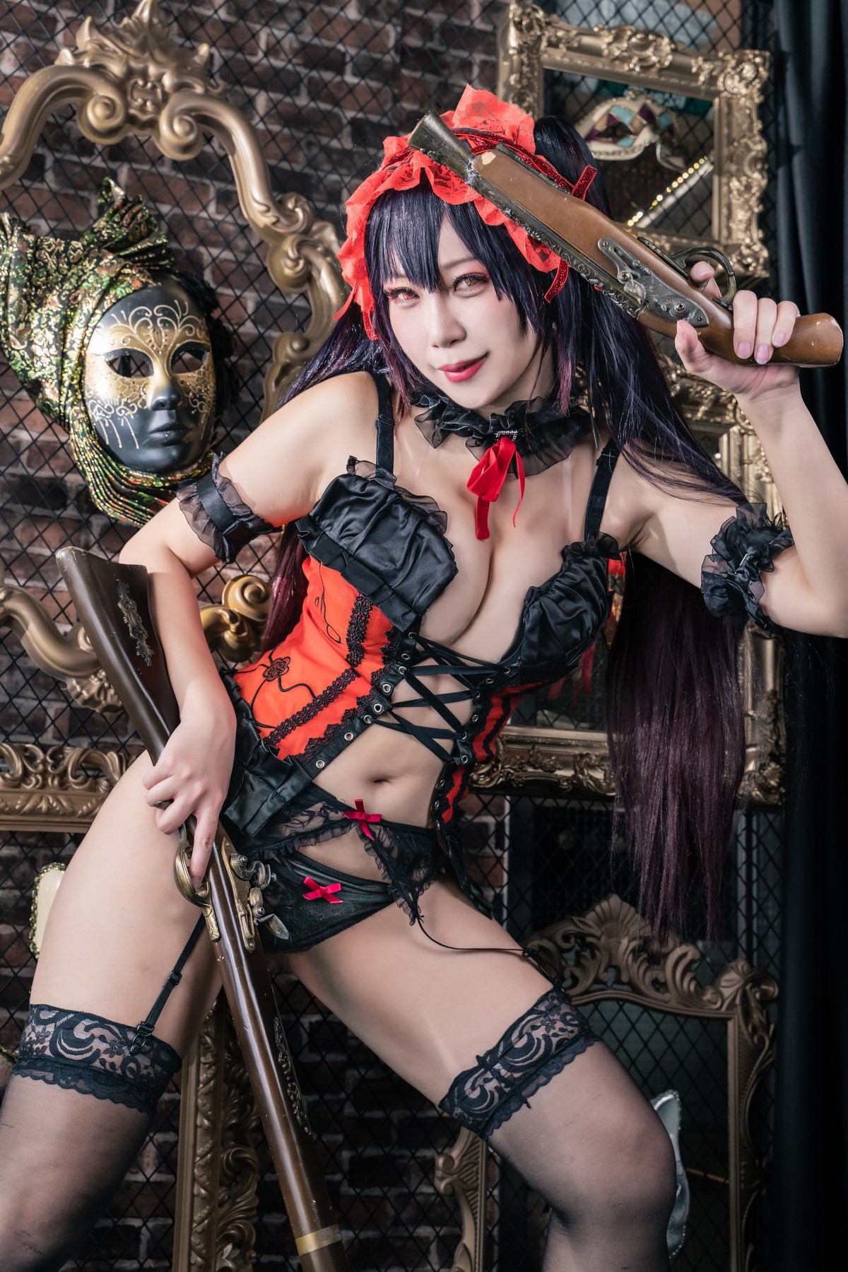 Cosplay 小琪Aki 时崎狂三 Kurumi Tokisaki(34)