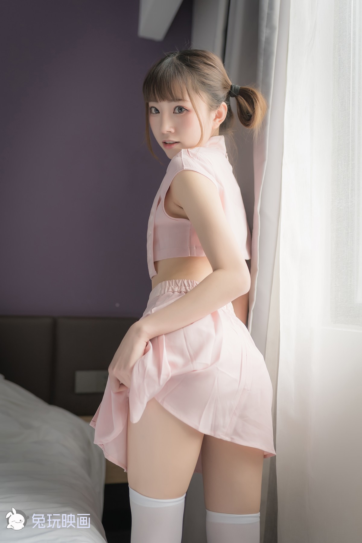 Cosplay 兔玩映画 粉色团子(33)