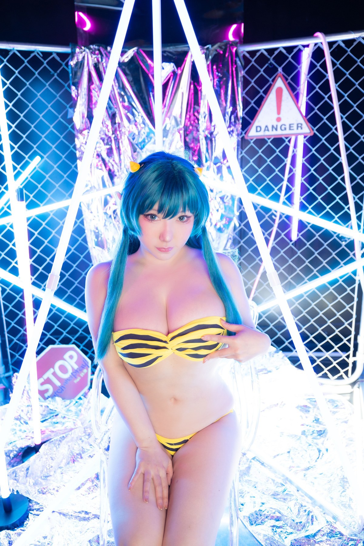 Cosplay SAKUサク Lum ラム うる星やつら Set.04(2)