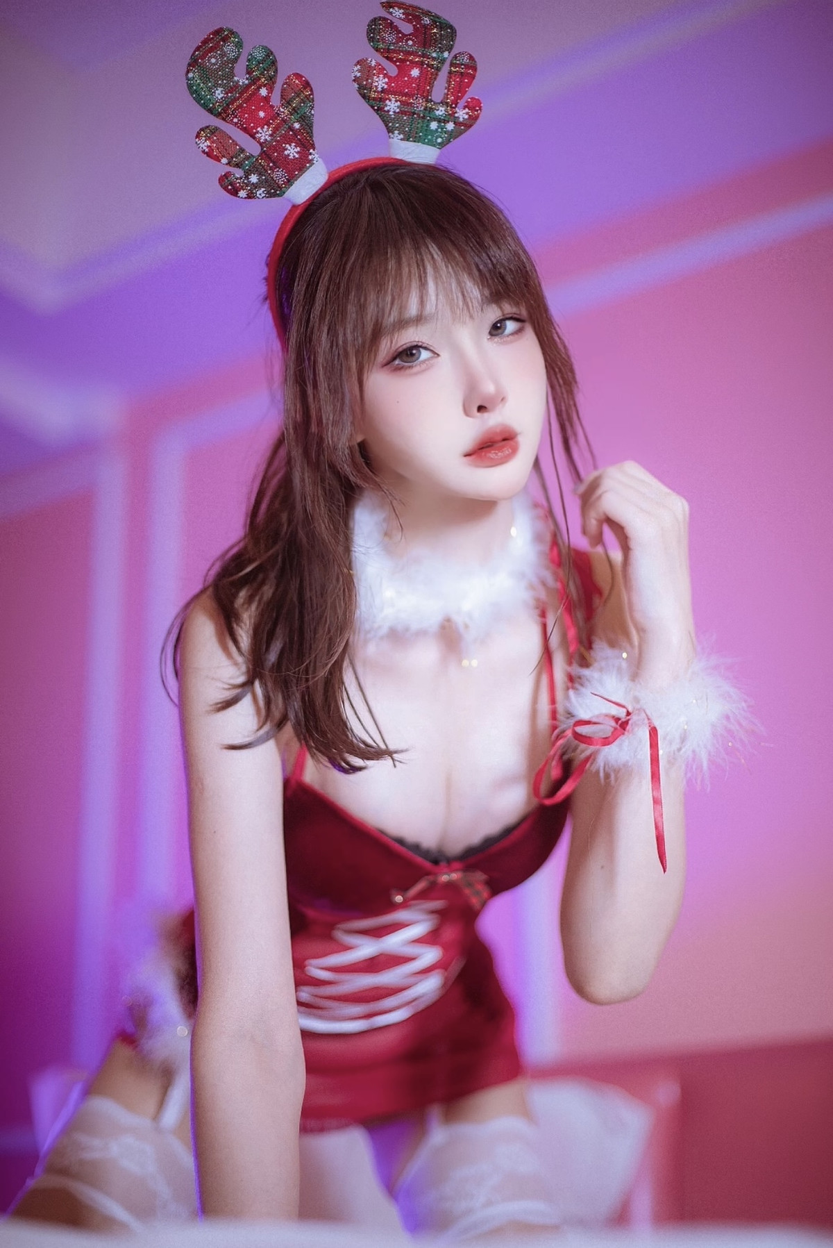 Cosplay 余多多Dudu 圣诞特辑(17)