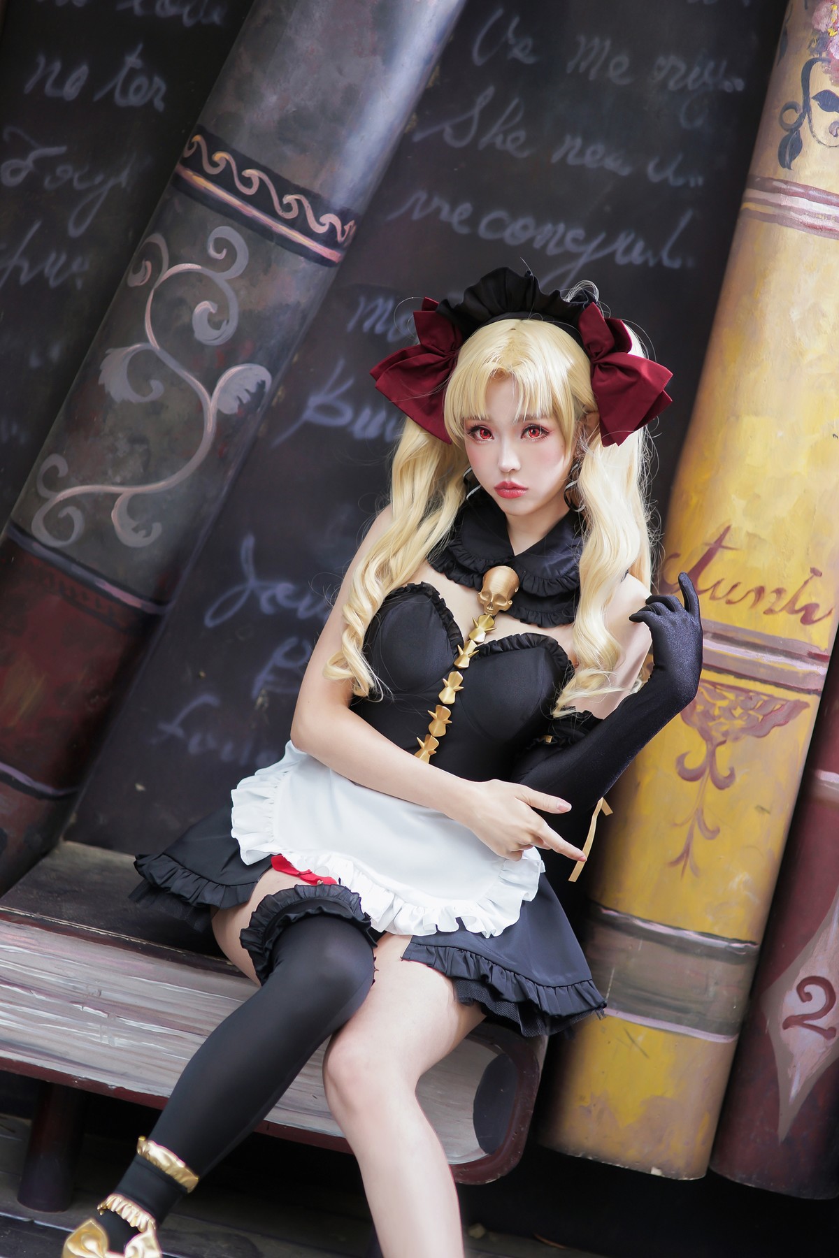 Cosplay ElyEE子 远坂凛 女仆(6)