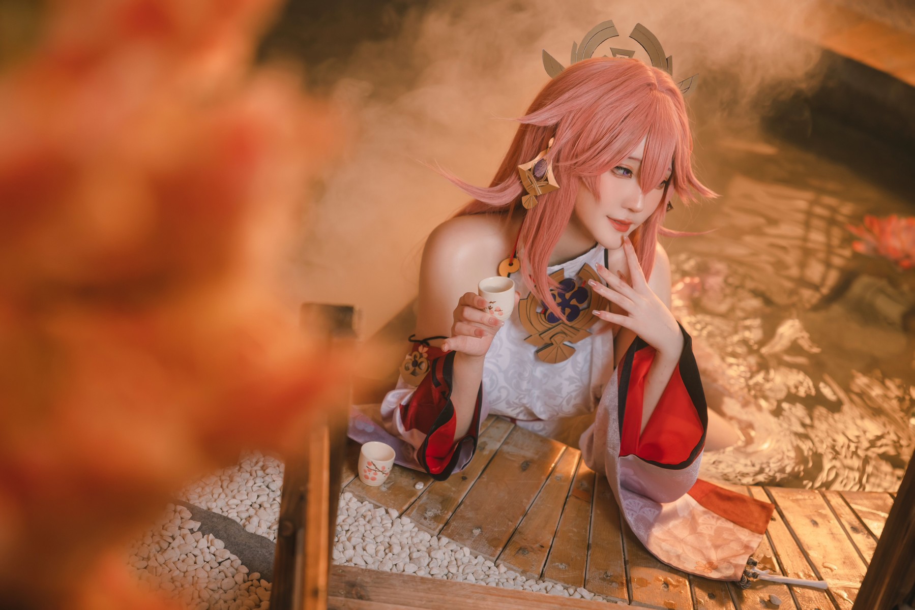 蛋黄mayo Cosplay 八重神子(21)