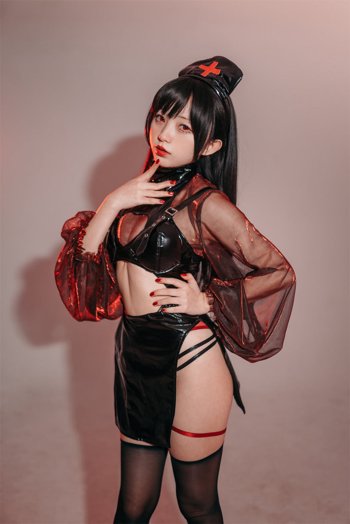 Cosplay 花铃 猩红护士 Set.01