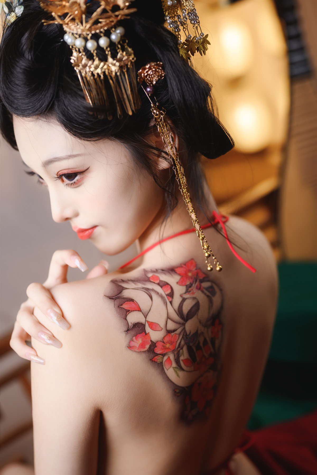 Cosplay 蜜汁猫裘Mizhimaoqiu 唐宫夜宴(18)