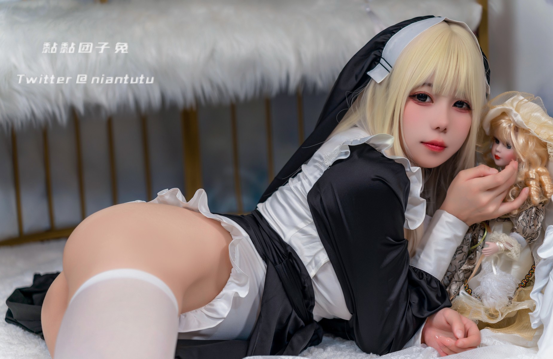 Cosplay 黏黏团子兔 Nun 修女(10)