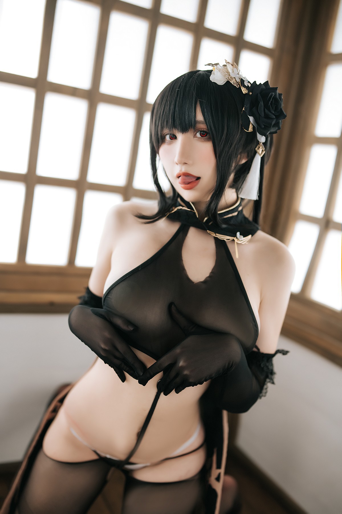 九曲Jean Cosplay 镇海旗袍(28)