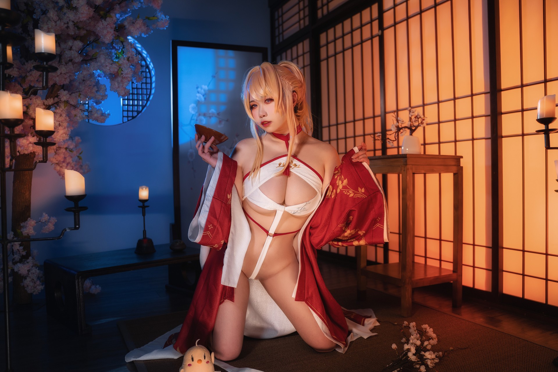 Cosplay 贞子蜜桃 碧蓝航线 新春光荣(19)