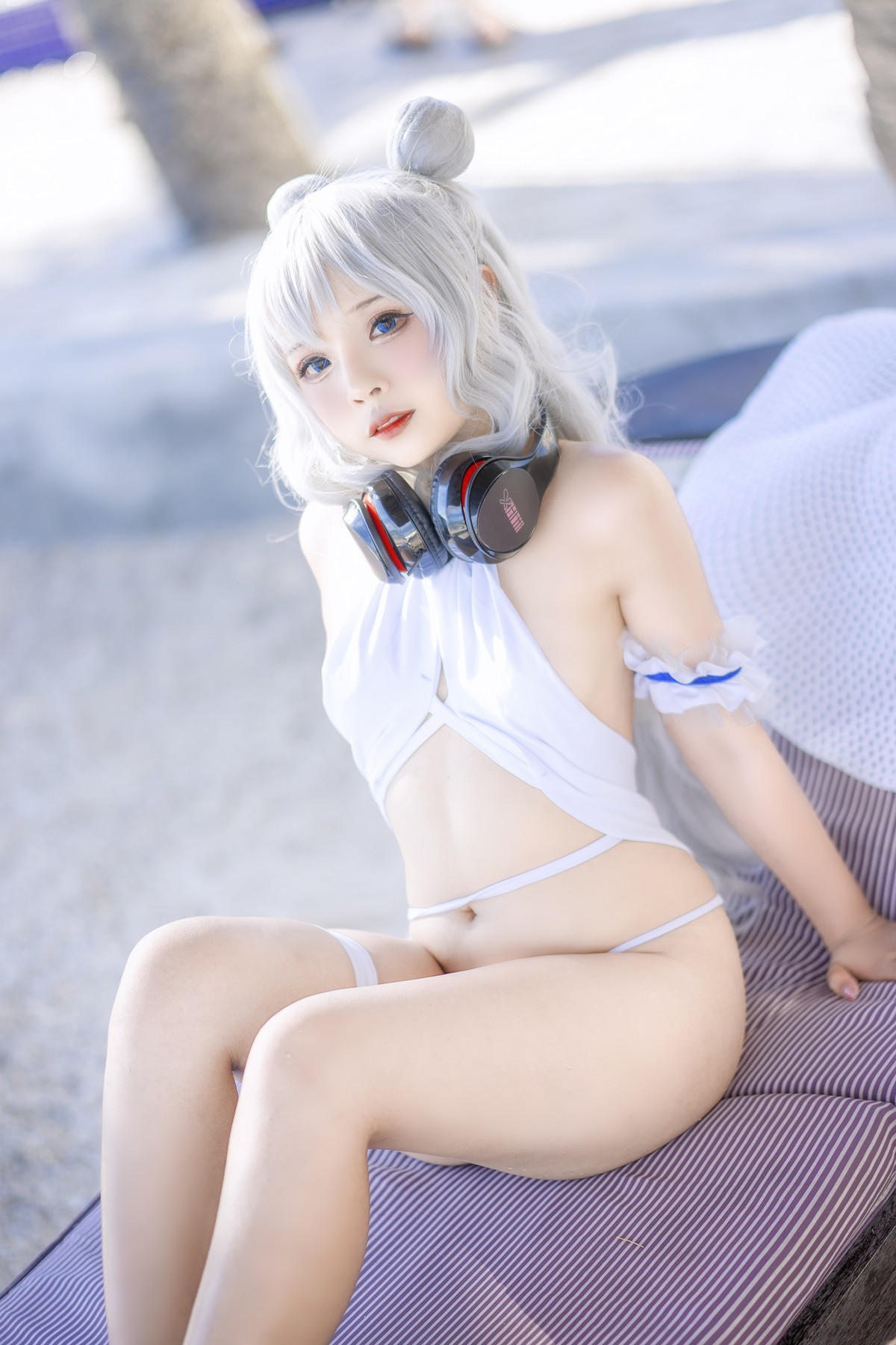 Sayo Momo Cosplay 恶毒 ル・マラン Le Malin bikini(8)