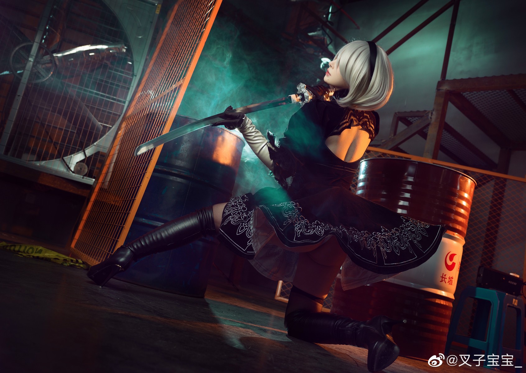 叉子宝宝 Cosplay 2B 尼尔机械纪元(7)