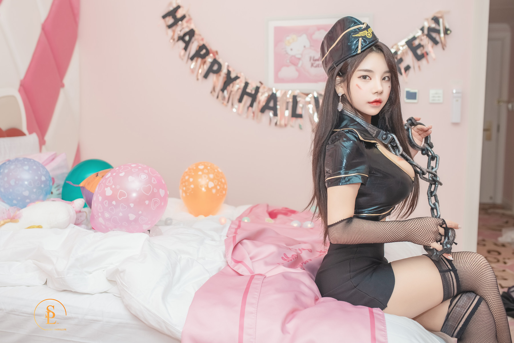 Zzyuri 쮸리, [SAINT Photolife] Pink Halloween(50)