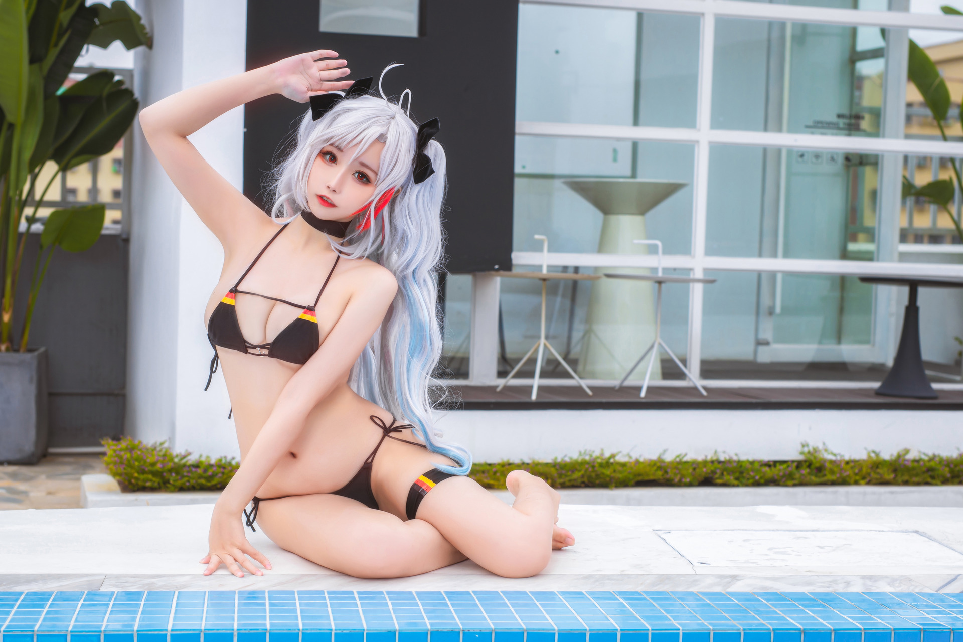 [Momoko葵葵] Prinz Eugen 欧根亲王 Bikini 水着(3)