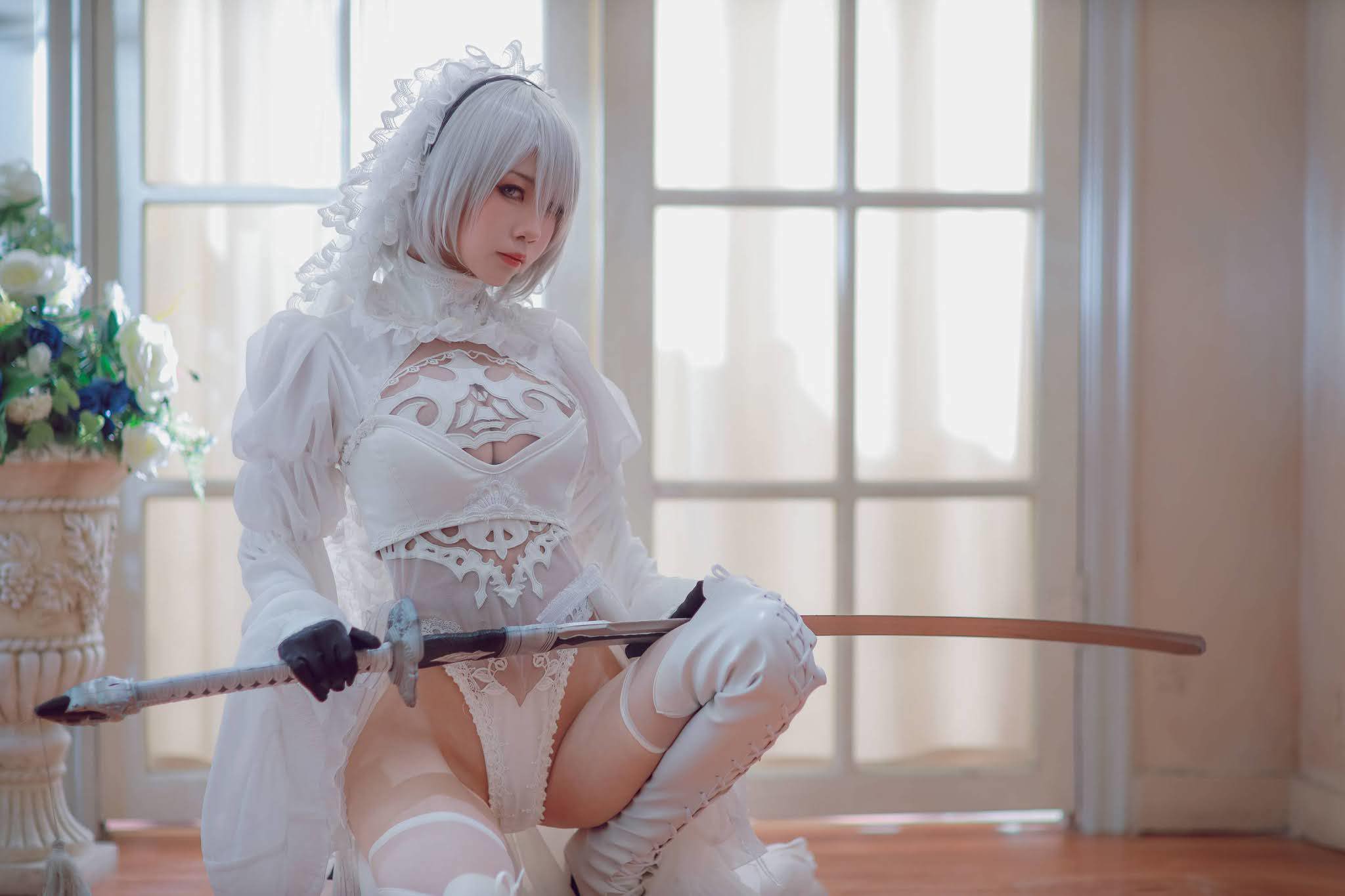 [水淼Aqua] 2B White Version NieR_Automata ニーア オートマタ(11)