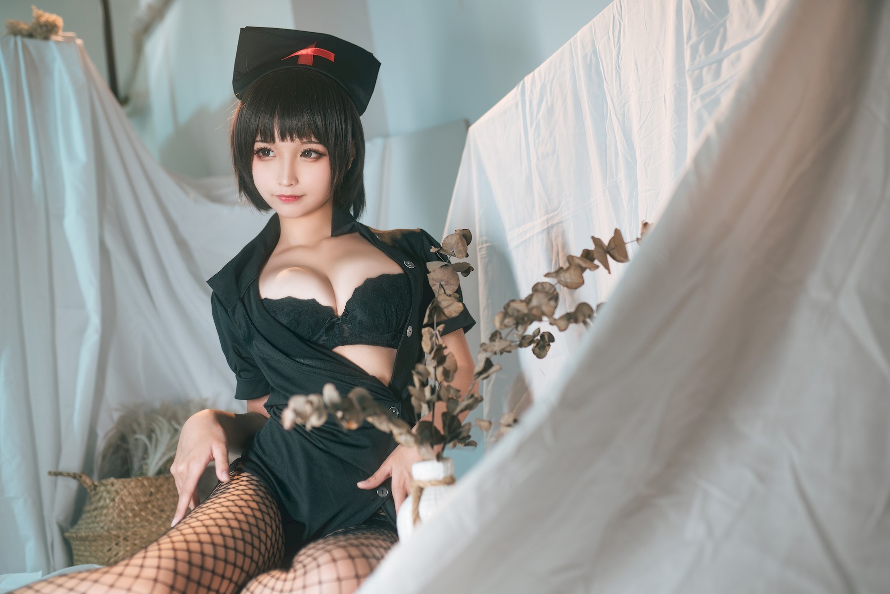 Cosplay 蠢沫沫 Chunmomo 护士 Dark Nurse(21)