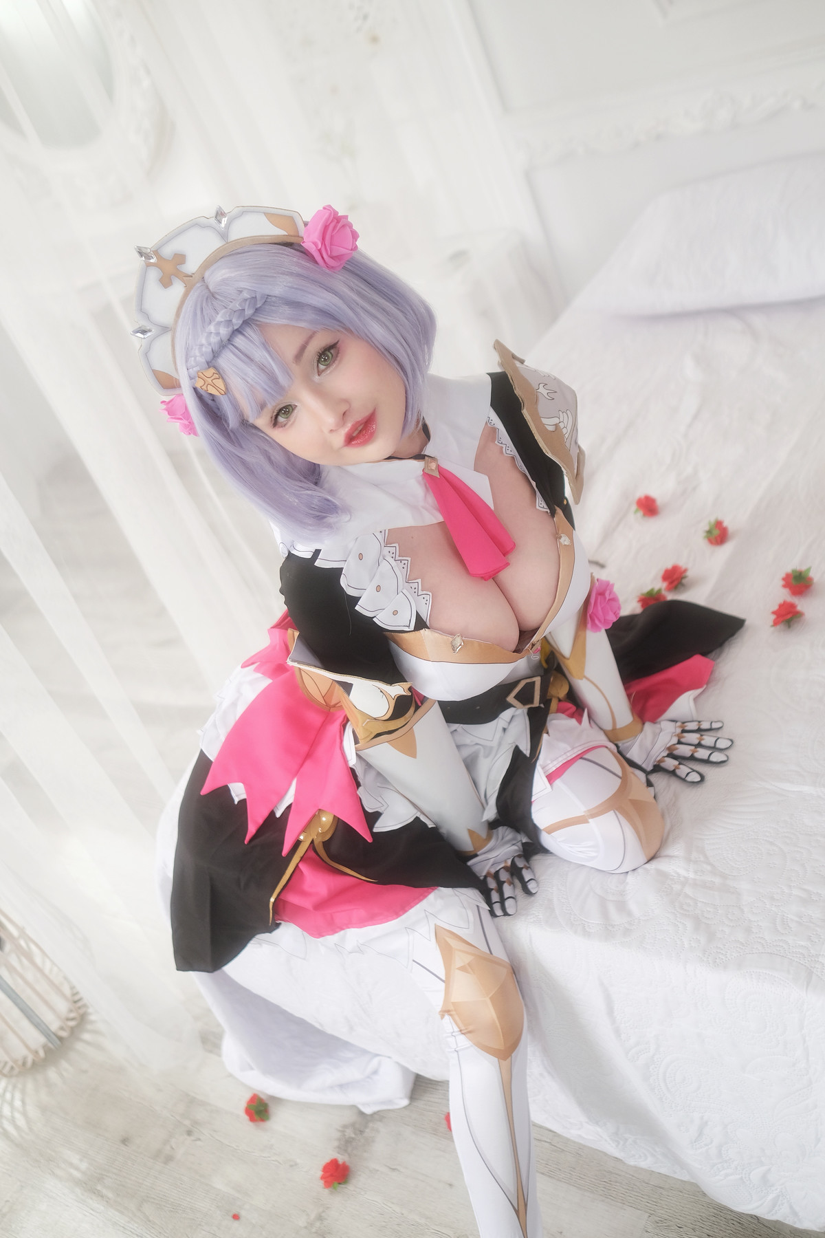 Hidori Rose Cosplay Noelle &#8211; Genshin Impact(11)