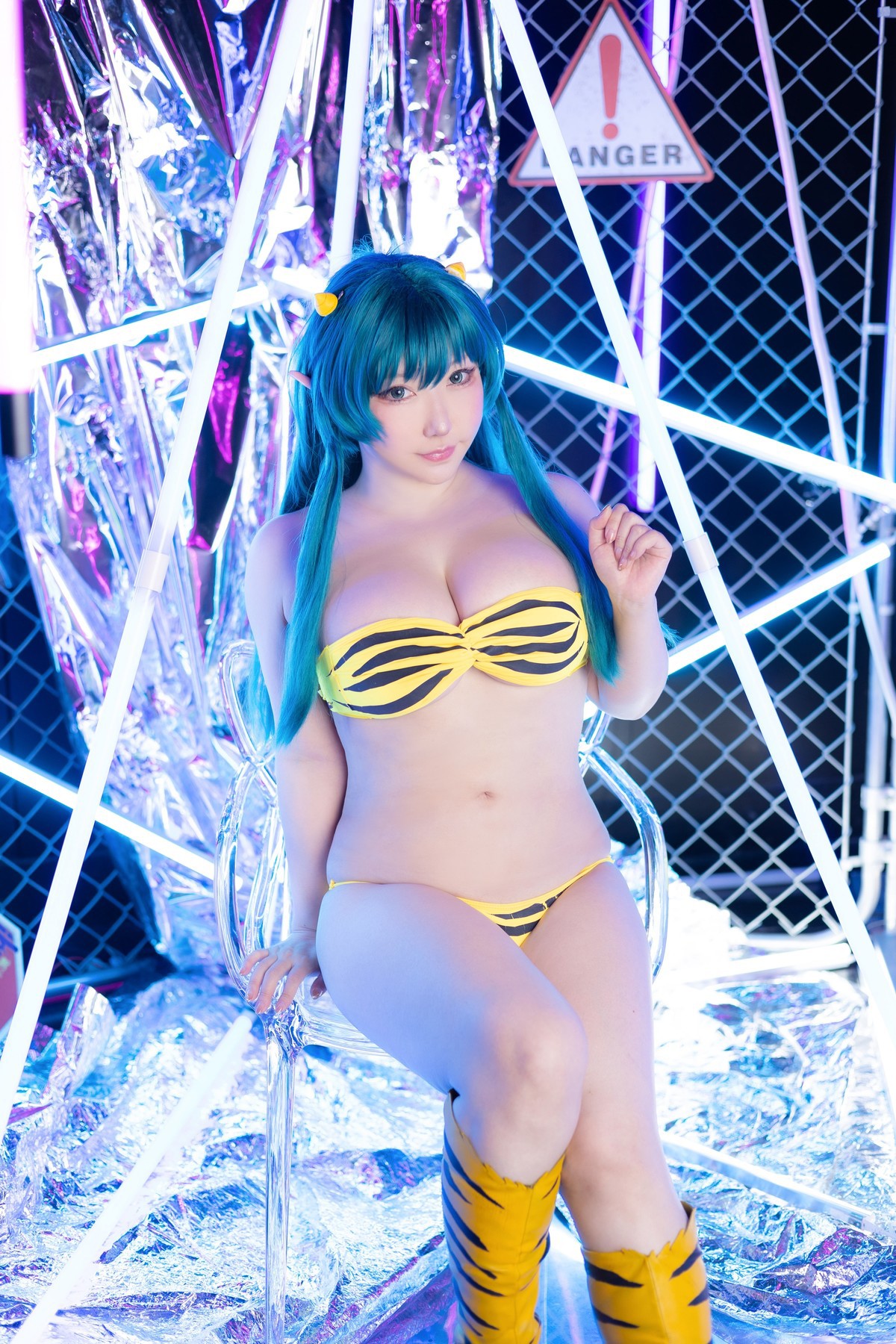 Cosplay SAKUサク Lum ラム うる星やつら Set.04(30)