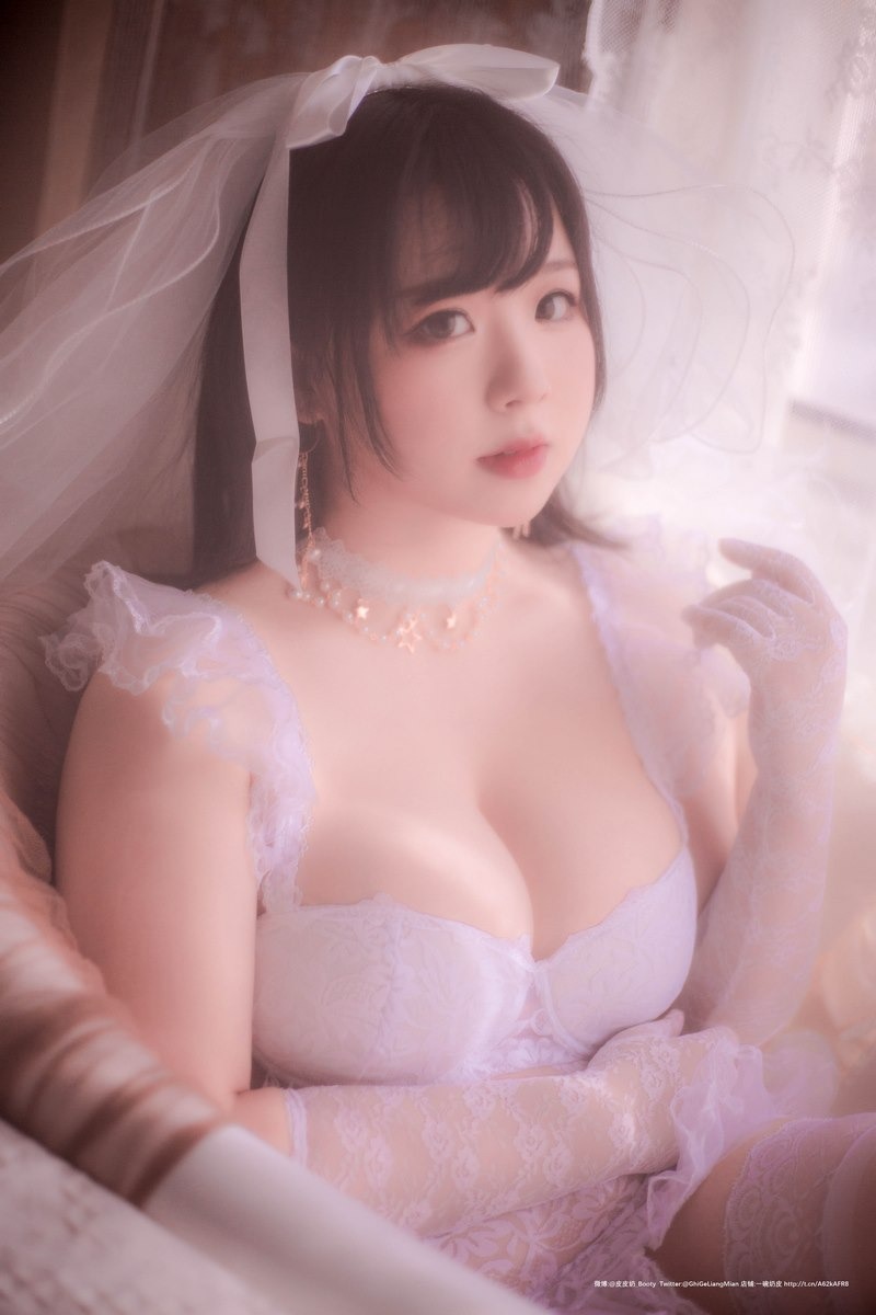 [Cos]皮皮奶-朦胧婚纱[66P](1)