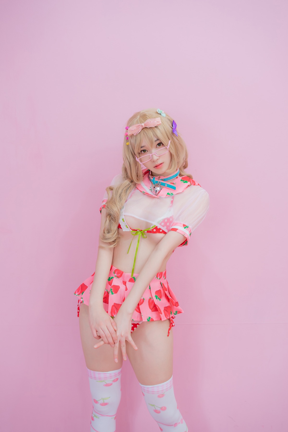 Bambi 밤비, [CreamSoda] Over knee socks Set.01(25)