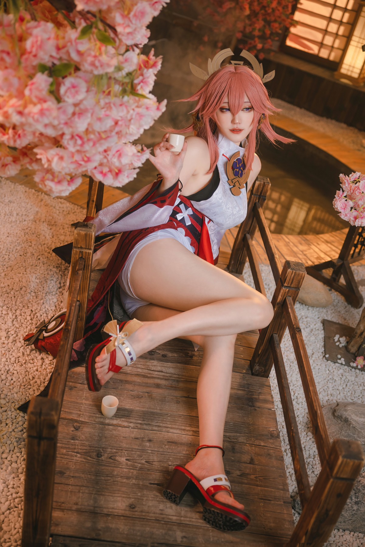 蛋黄mayo Cosplay 八重神子(3)