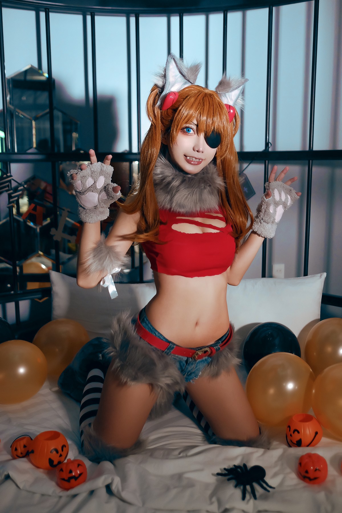 MingTao 明桃 Cosplay Asuka Werewolf(3)