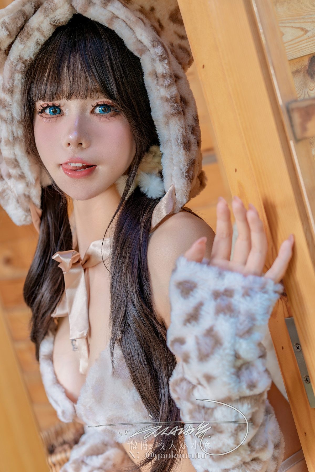 Cosplay 黏黏团子兔 豹猫嗷呜 Set.01(20)