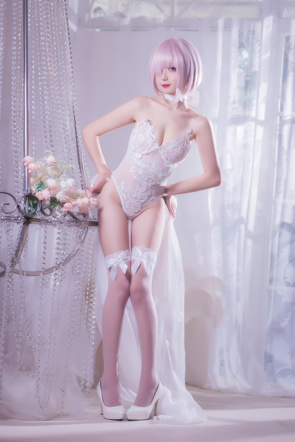 Cosplay 封疆疆 婚纱玛修 Wedding Dress(8)