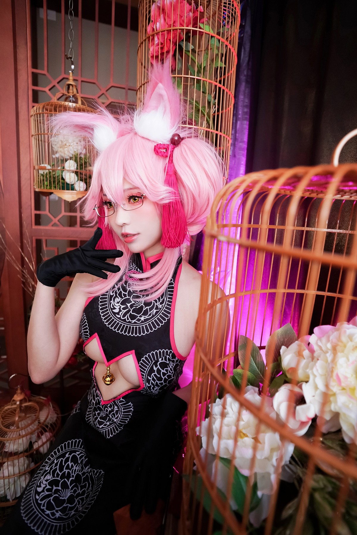 Cosplay ElyEE子 玉藻前旗袍(15)