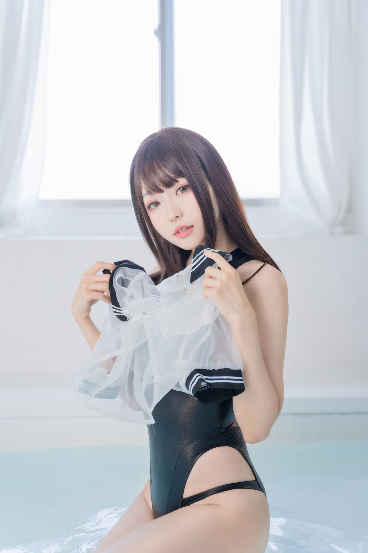 Cosplay ElyEE子 Racing Swimsuit 競泳水手服 Set.01(41)