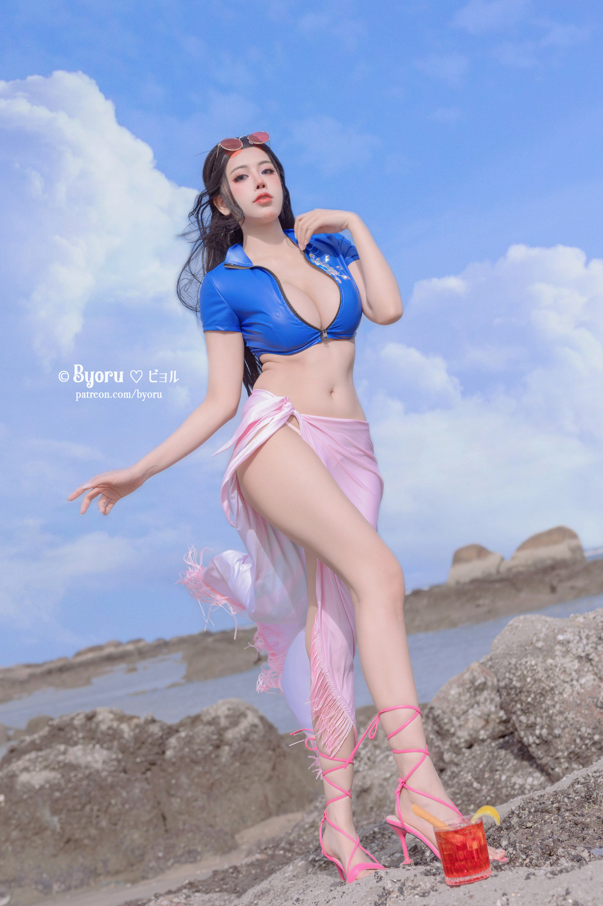 Cosplay 萝莉Byoru Nico Robin ニコ・ロビン(13)