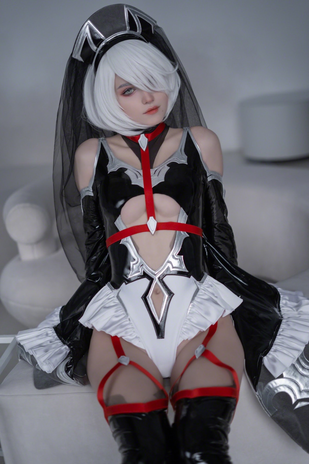 Shirogane Cosplay 2B ヨルハ２号Ｂ型 Bride Ver.(12)