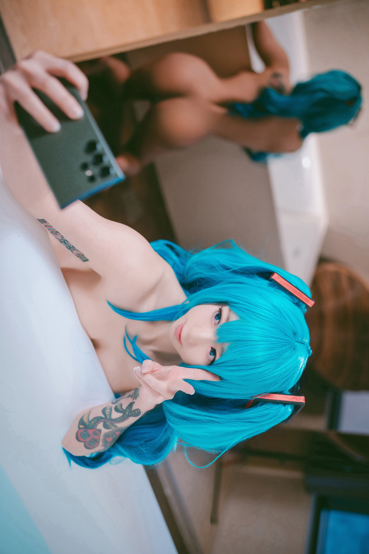 Cosplay Maruemon 마루에몽 Plug Me In Miku Set.01(60)