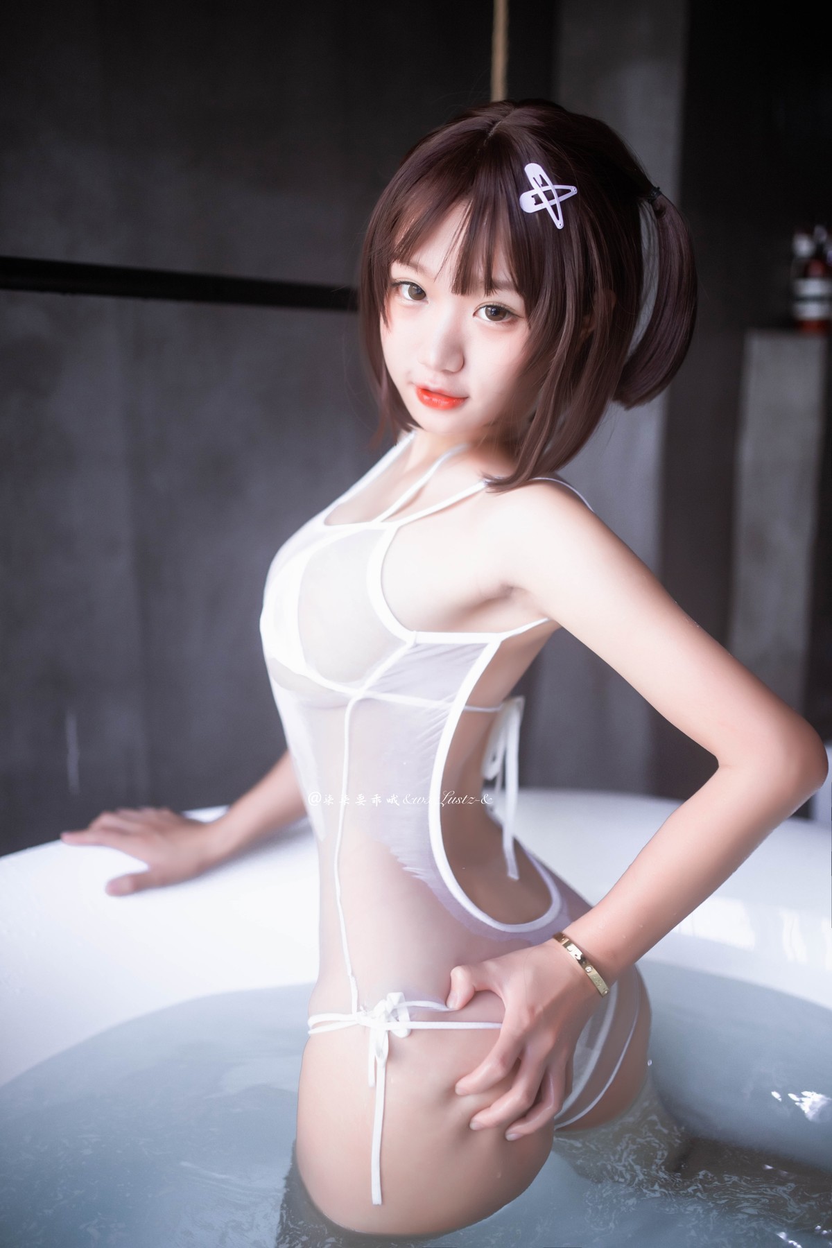 Cosplay 柒柒要乖哦 死库水Spa(5)