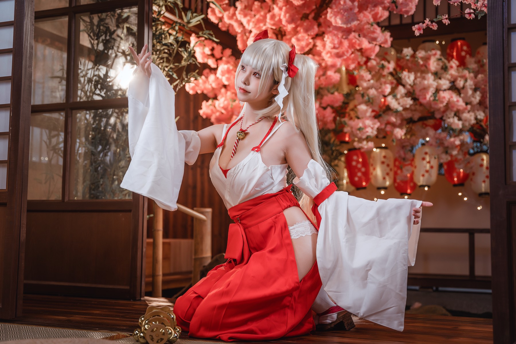 蜜汁猫裘 Cosplay 可畏巫女(7)