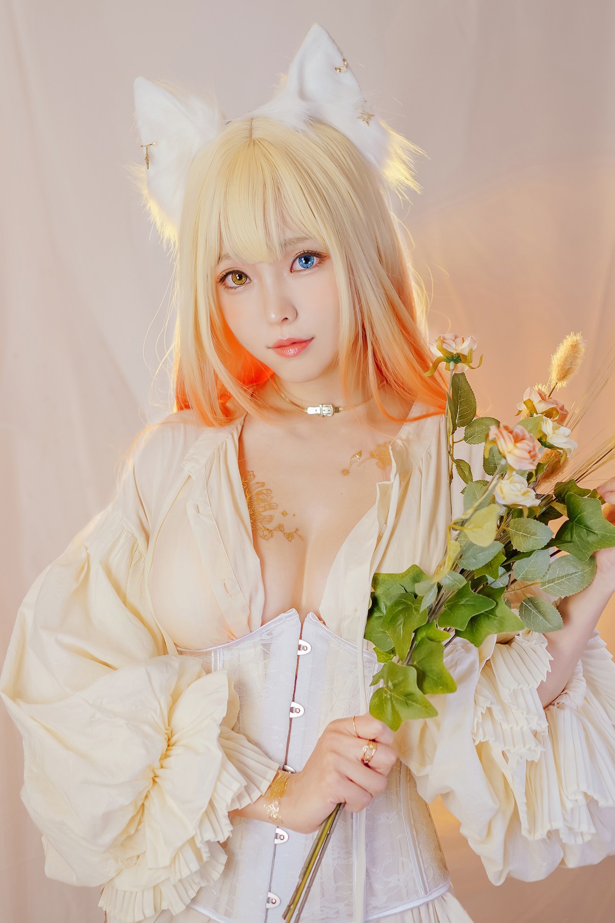 Cosplay ElyEE子 Cat魔女與貓(2)