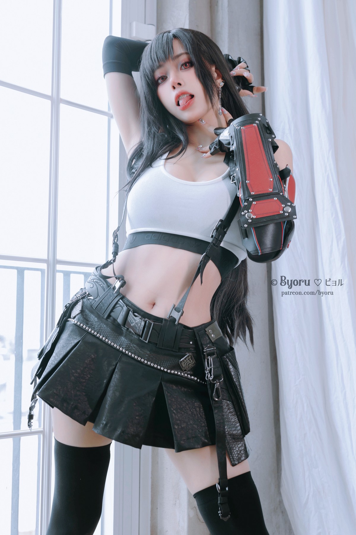 Cosplay 萝莉Byoru ティファ・ロックハート Tifa(9)