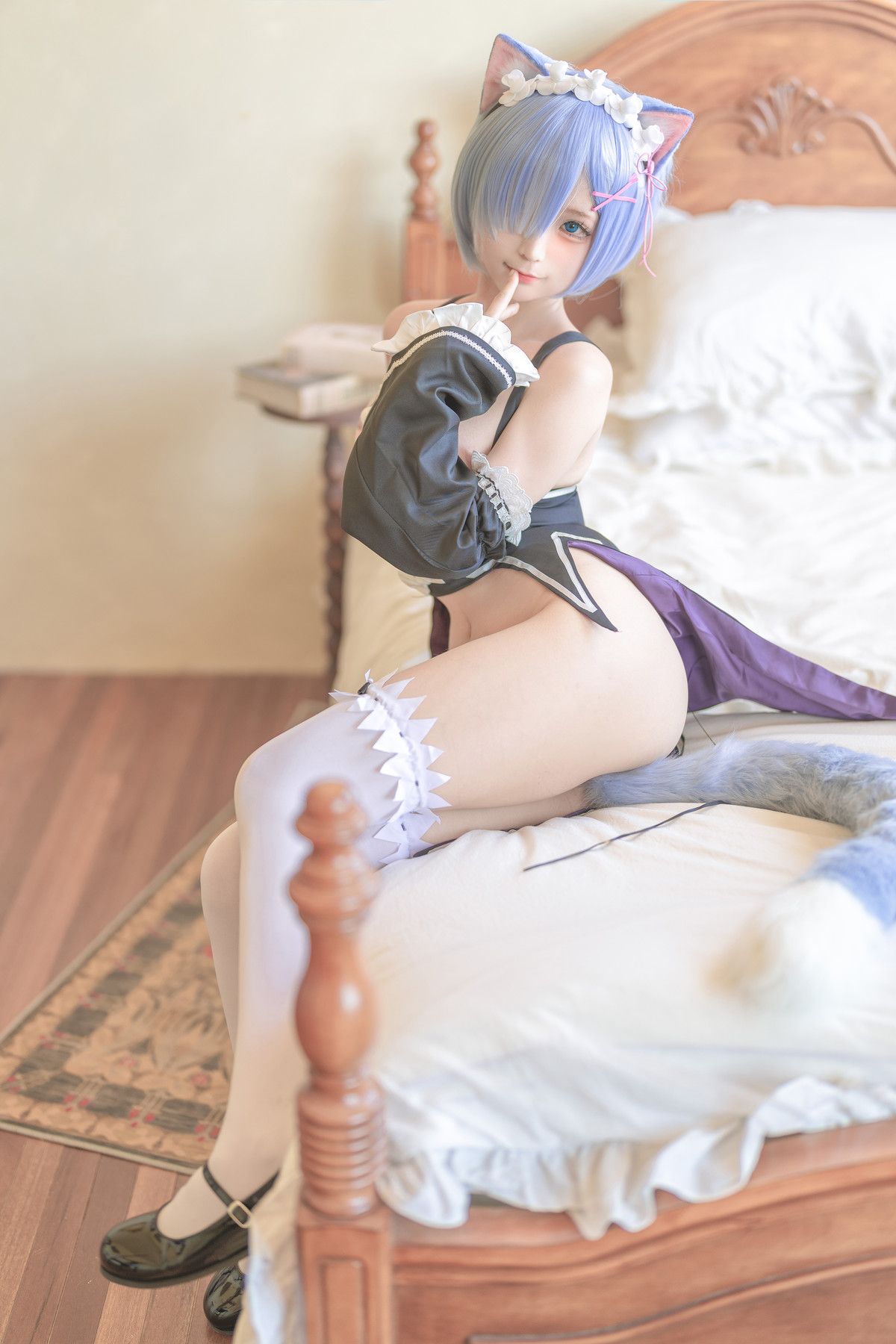 蠢沫沫 Cosplay 雷姆(29)