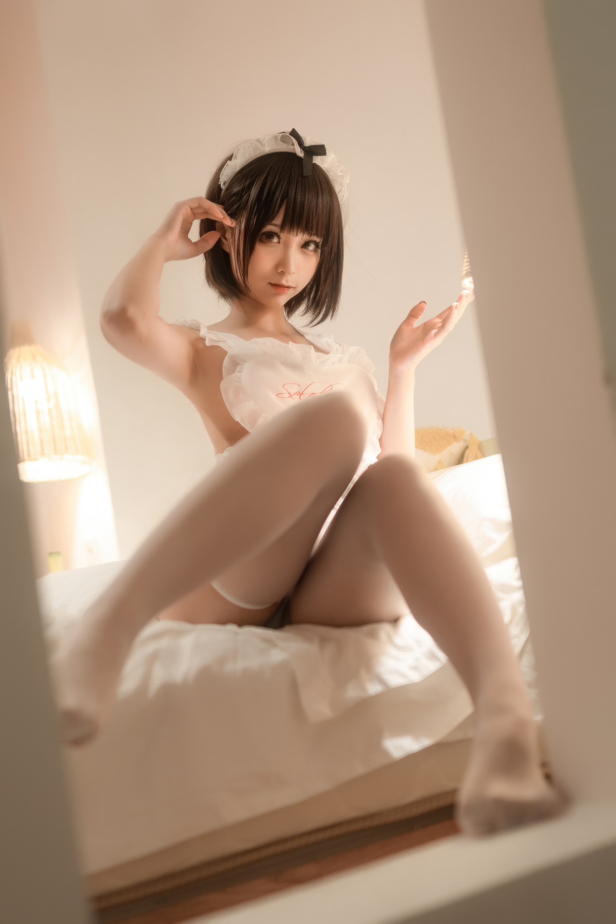 Cosplay 蠢沫沫 Chunmomo 沫沫真爱版 爱心围裙(11)