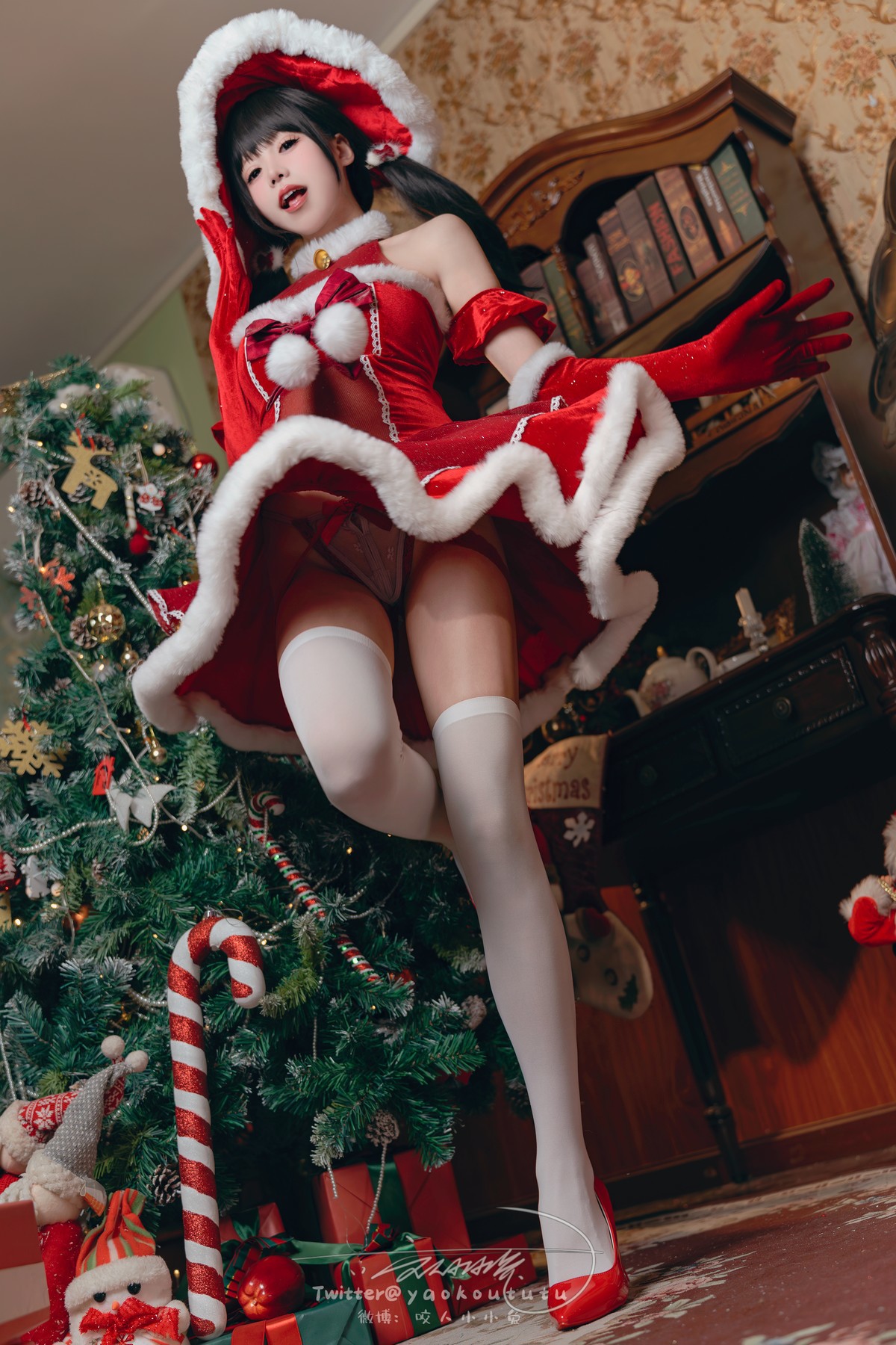 Cosplay 黏黏团子兔 魔女圣诞夜 Christmas Eve Set.01(18)