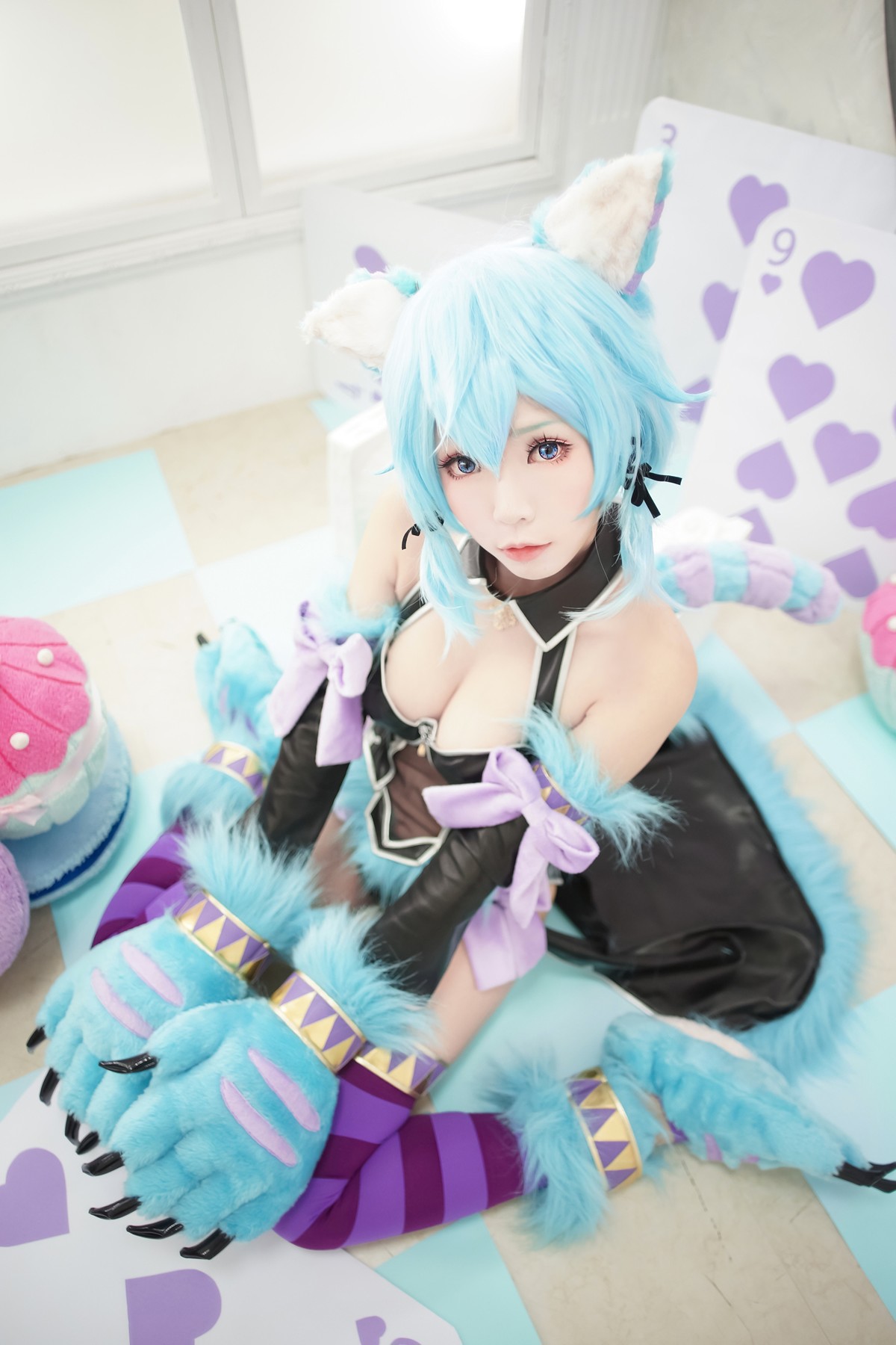 Cosplay ElyEE子 诗乃扑克猫(31)