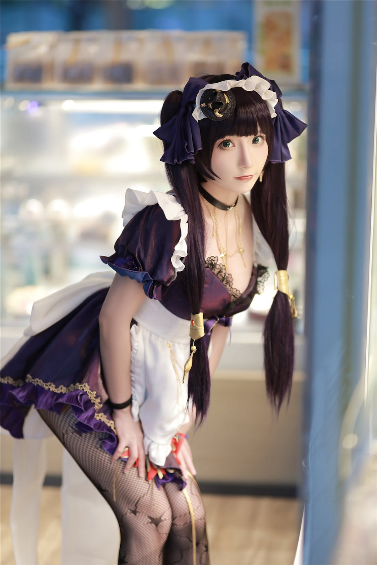 Cosplay 是三不是世 原神莫娜女仆(10)