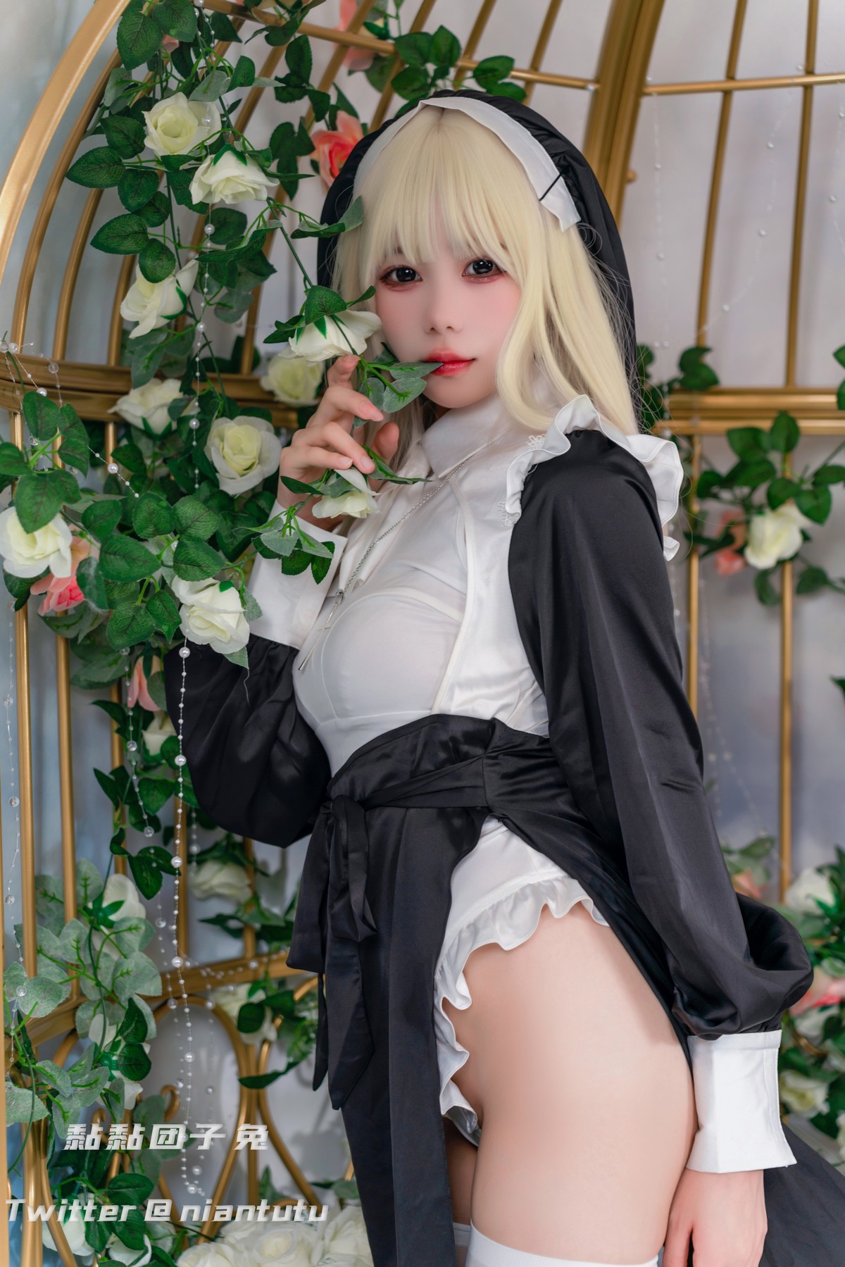 Cosplay 黏黏团子兔 Nun 修女