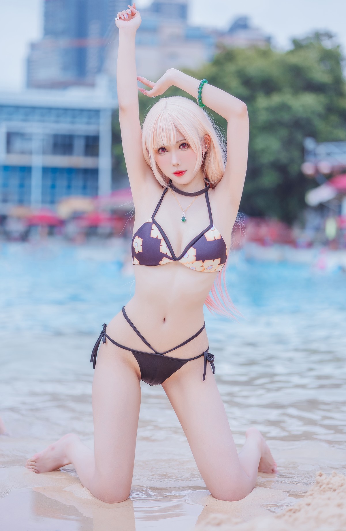 Cosplay 仙女月 喜多川海夢 Bikini(15)