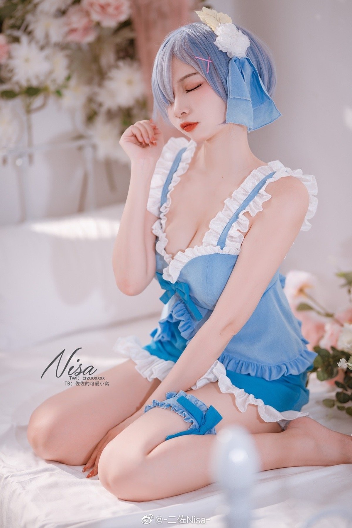 二佐Nisa Cosplay 蕾姆(17)