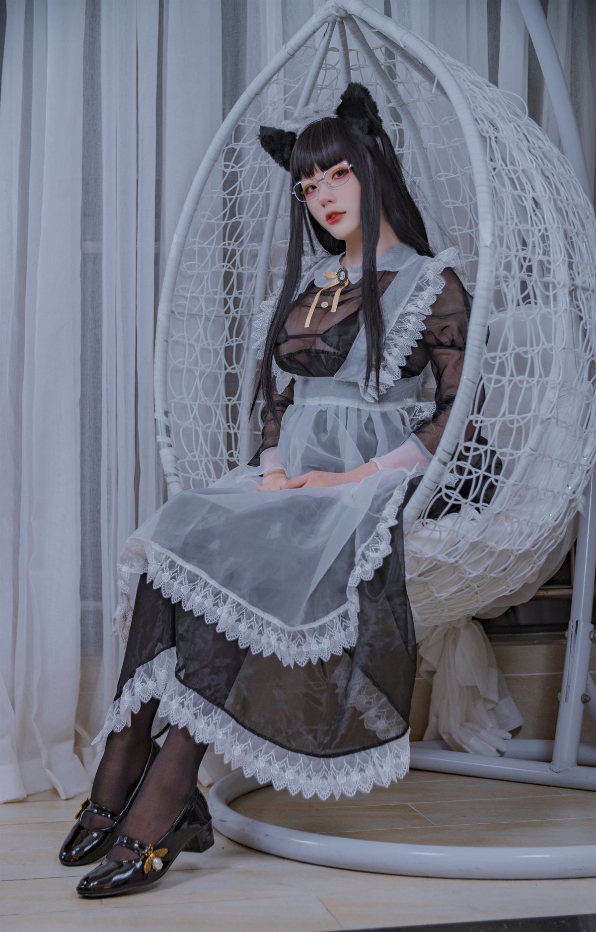 Cosplay 起司块wii写真 会长是女仆大人(23)