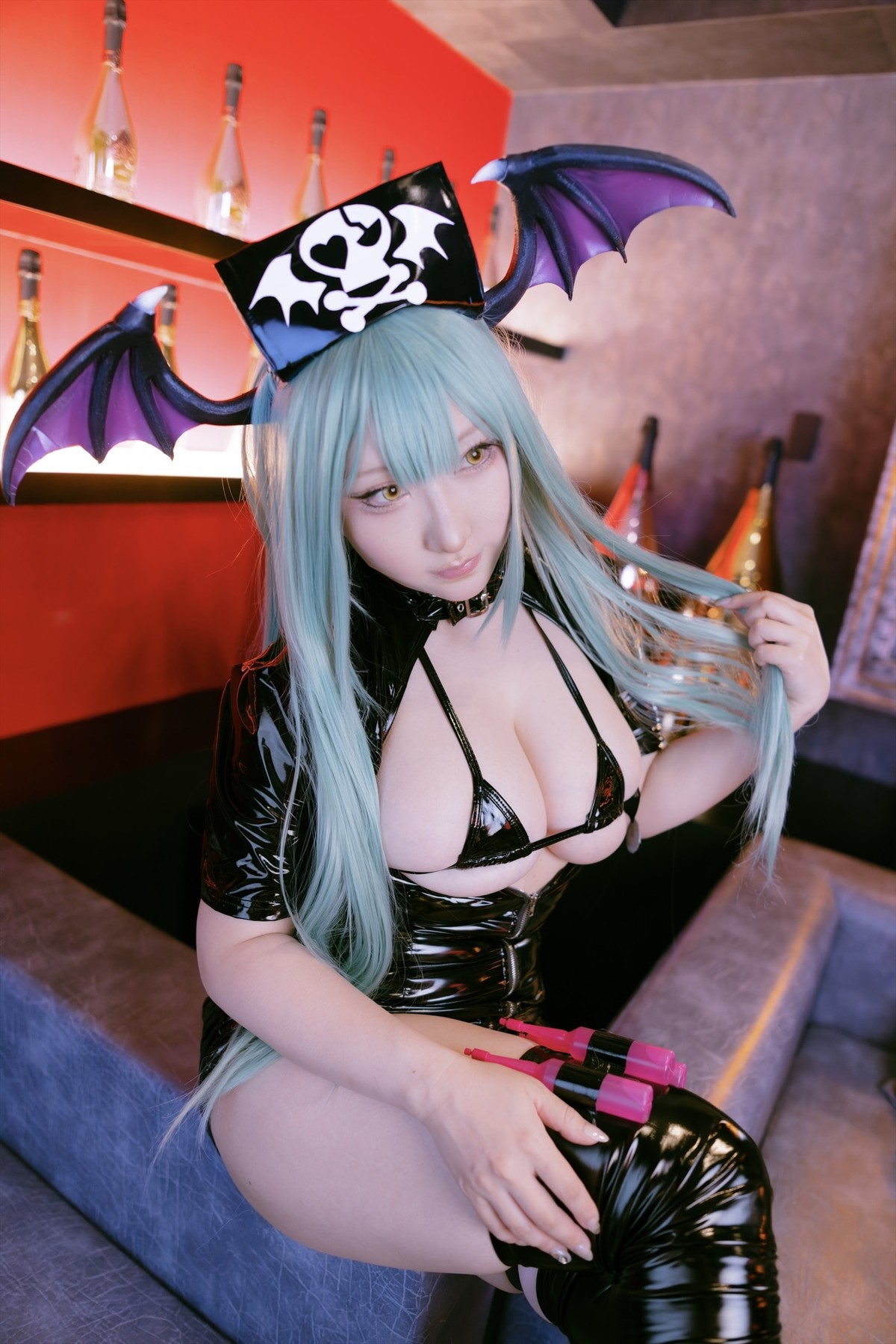 Cosplay SAKUサク Love builder Darkstalkers Set.02(24)