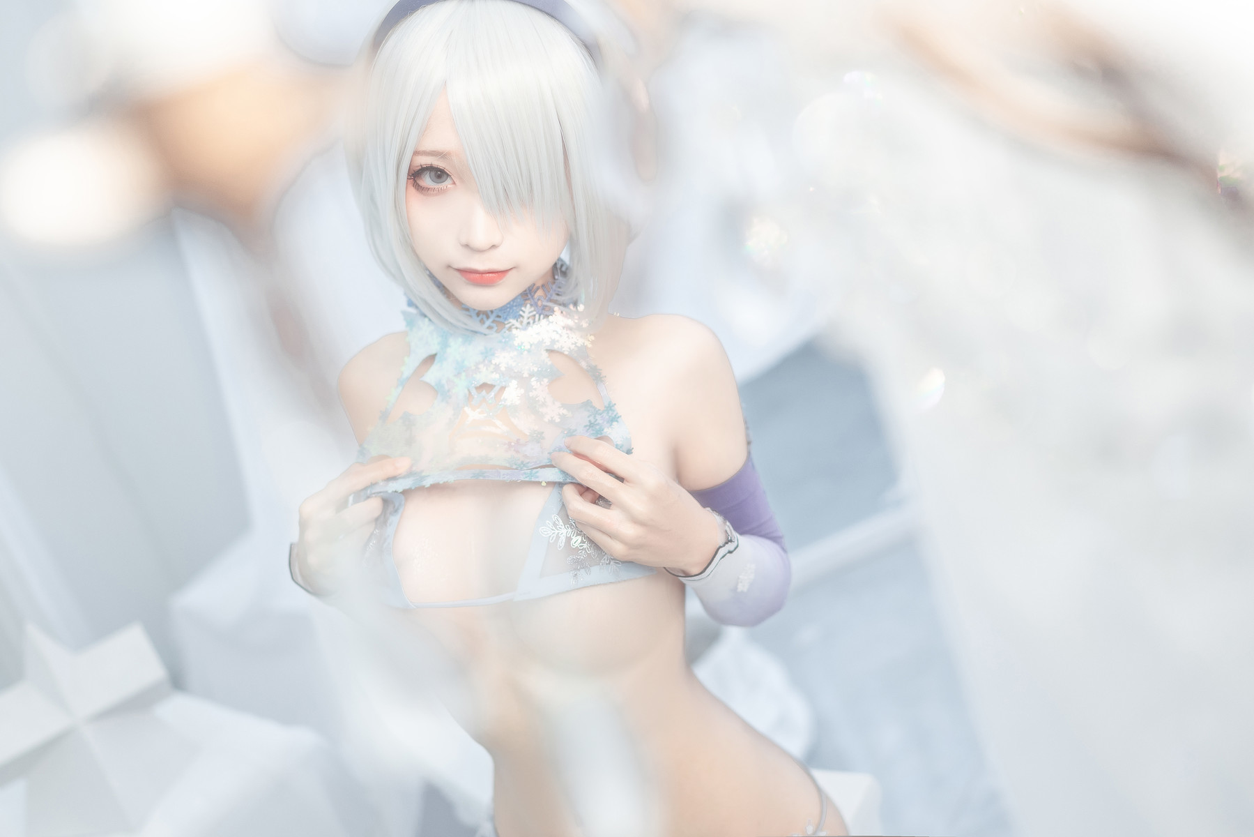 蠢沫沫 Cosplay 2b 冰雪 ice and snow(24)